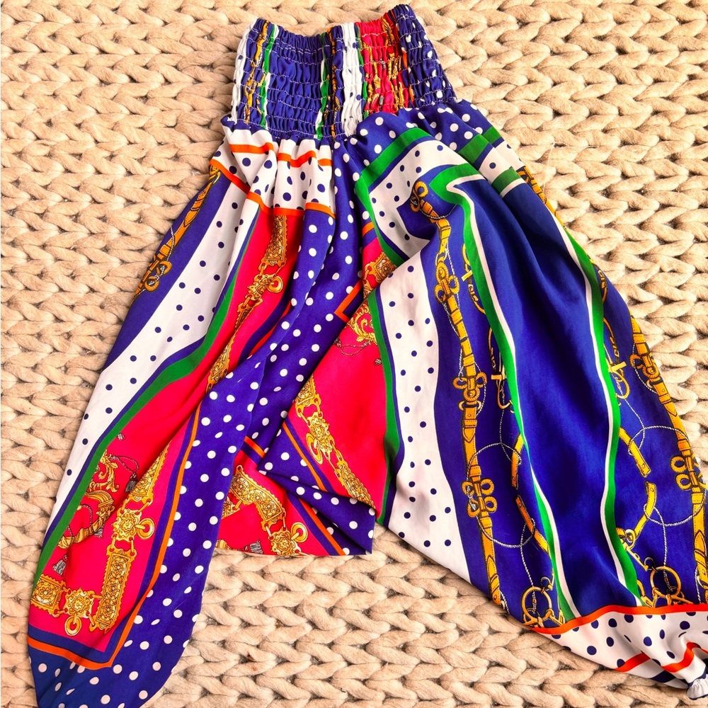 Boho chic kids haram pants